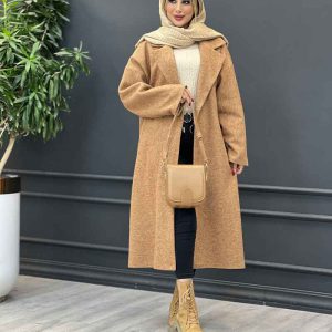 پالتو بلند جلو باز کد 4070