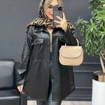 شکت چرم دو جیب پاکتی کد 4128