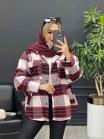 استایل با رنگ زرشکی