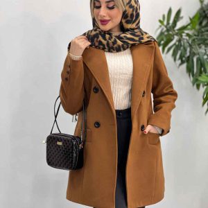 پالتو چهار دکمه یقه انگلیسی کد 4111