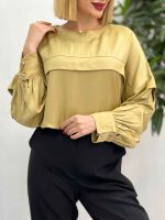 استایل با رنگ خردلی