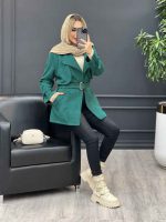 پالتو سوییت آستین سگک کد 3849 - تصویر 5