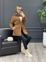 پالتو سوییت آستین سگک کد 3849 - تصویر 14