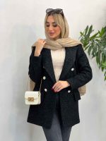 پالتو لمه شش دکمه کد 4019 - تصویر 3