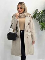 پالتو یقه بلیزر شش دکمه کد 3722 - تصویر 12