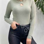 بادی آستین بلند کبریتی کد 3628