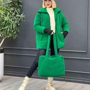 کاپشن سیلیکونی کیف دار کد 4137