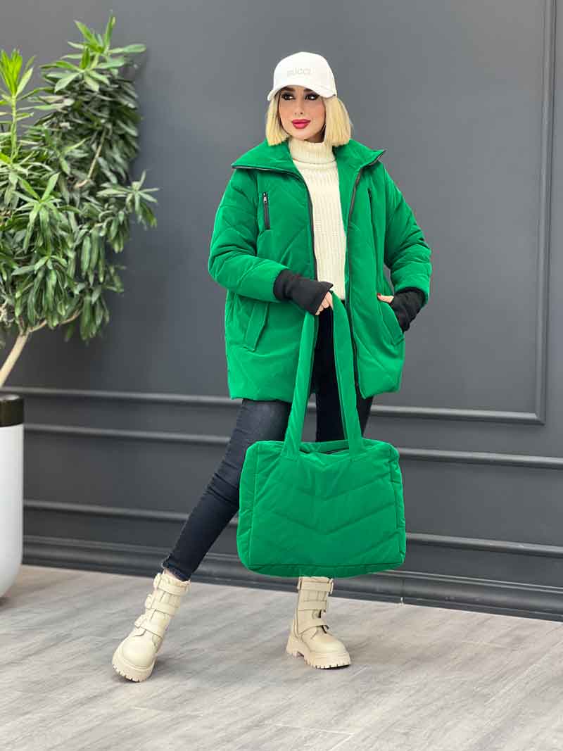کاپشن سیلیکونی کیف دار کد 4137 کاپشن سیلیکونی کیف دار کد 4137