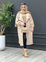 پالتو بوکله یقه انگلیسی کد 3935 - تصویر 8