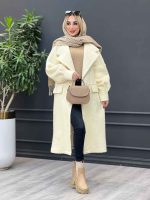 پالتو بوکله یقه انگلیسی کد 3935 - تصویر 7