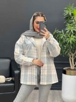شکت کلاهدار دکمه چوبی کد 4148 - تصویر 13