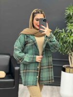 شکت کلاهدار دکمه چوبی کد 4148 - تصویر 29