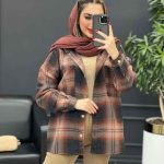 شکت کلاهدار دکمه چوبی کد 4148