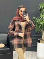 شکت کلاهدار دکمه چوبی کد 4148 - تصویر 28