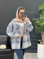 شکت کلاهدار دکمه چوبی کد 4148 - تصویر 24