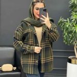 شکت کلاهدار دکمه چوبی کد 4150