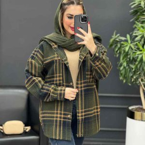 شکت کلاهدار دکمه چوبی کد 4150