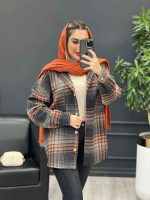 شکت کلاهدار دکمه چوبی کد 4150 - تصویر 15