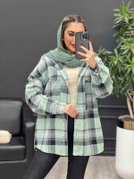 شکت کلاهدار دکمه چوبی کد 4150 - تصویر 14