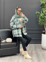 شکت کلاهدار دکمه چوبی کد 4150 - تصویر 5