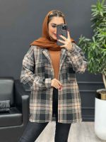 شکت کلاهدار دکمه چوبی کد 4150 - تصویر 21