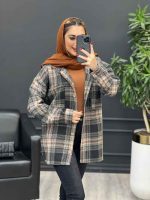 شکت کلاهدار دکمه چوبی کد 4150 - تصویر 3