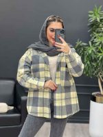 شکت کلاهدار دکمه چوبی کد 4150 - تصویر 2
