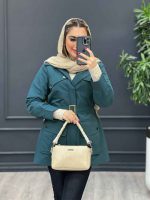 بارانی چهارجیب کمردار کد 4159 - تصویر 19