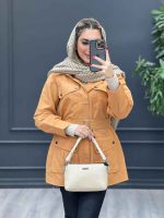 بارانی چهارجیب کمردار کد 4159 - تصویر 21