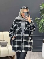 پالتو چهارخونه یقه انگلیسی کد 4166 - تصویر 20