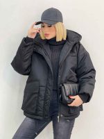 کاپشن دو جیب آستین کش کد 4174 - تصویر 11