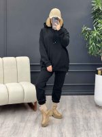 ست هودی و جاگر بغل زیپ کد 4178 - تصویر 2