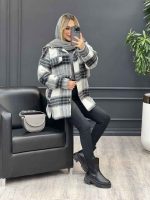پالتو چهارجیب آستردار کد 4167 - تصویر 11