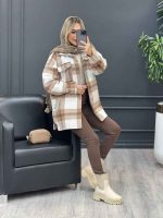 پالتو چهارجیب آستردار کد 4167 - تصویر 19