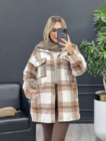 پالتو چهارجیب آستردار کد 4167 - تصویر 2