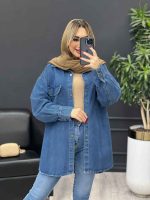 مانتو جین دو جیب کد 4183 - تصویر 11