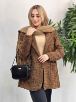 پالتو یقه انگلیسی پشت چاک کد 4193 - تصویر 11
