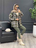 شکت دکمه چوبی کلاه دار کد 4215 - تصویر 7