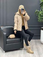کاپشن لوزی دوزی جیب زیپ کد 4226 - تصویر 16