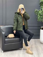 کاپشن لوزی دوزی جیب زیپ کد 4226 - تصویر 13