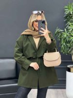 بارانی ژیله جیب نما کد 4168 - تصویر 10