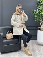 بارانی ژیله جیب نما کد 4168 - تصویر 12