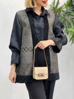 ژیله مخمل طرح سنتی کد 4152 - تصویر 3
