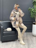 تدی ترکیبی کلاهدار کد 4184 - تصویر 17