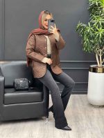کاپشن دوخت دار دو جیب کد 4214 - تصویر 15