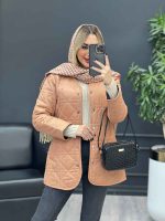کاپشن دوخت دار دو جیب کد 4214 - تصویر 14