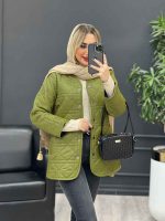 کاپشن دوخت دار دو جیب کد 4214 - تصویر 13