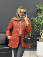 کاپشن دوخت دار دو جیب کد 4214 - تصویر 4