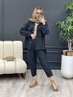 ست جلو دکمه دو جیب پاکتی کد 4249 - تصویر 14