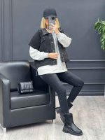 جین ترکیبی دو تیکه کد 4250 - تصویر 5